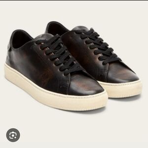 Frye Astor Low Lace Leather Sneakers